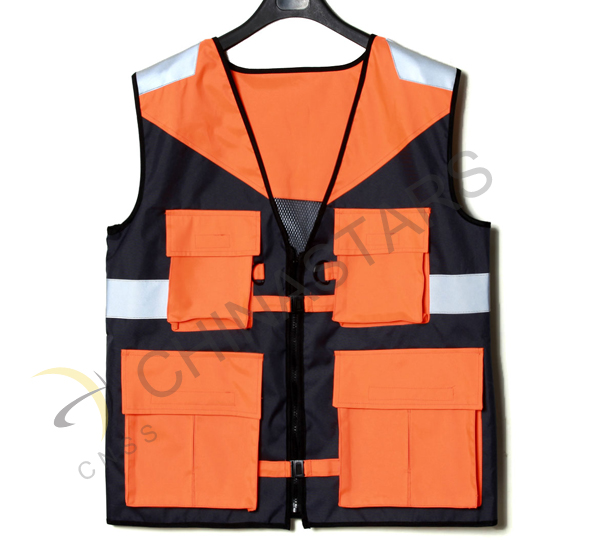 Soldiers in safety vest on Military Parade